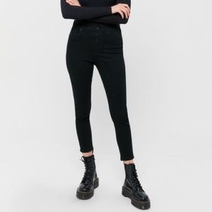 Black size 28 BDG Twig Grazer High Rise Skinny Jeans from Urban Outfitters